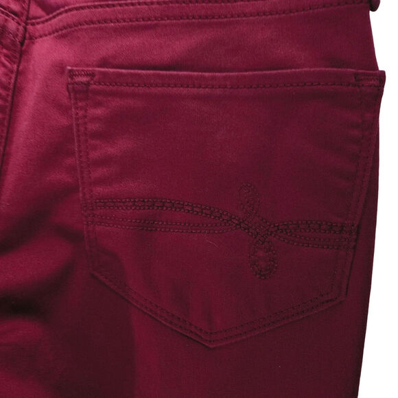 EUC Denizen from Levi's Mid-Rise Skinny Jegging Jeans Sz. 9 Burgundy Maroon Wine - Picture 6 of 13
